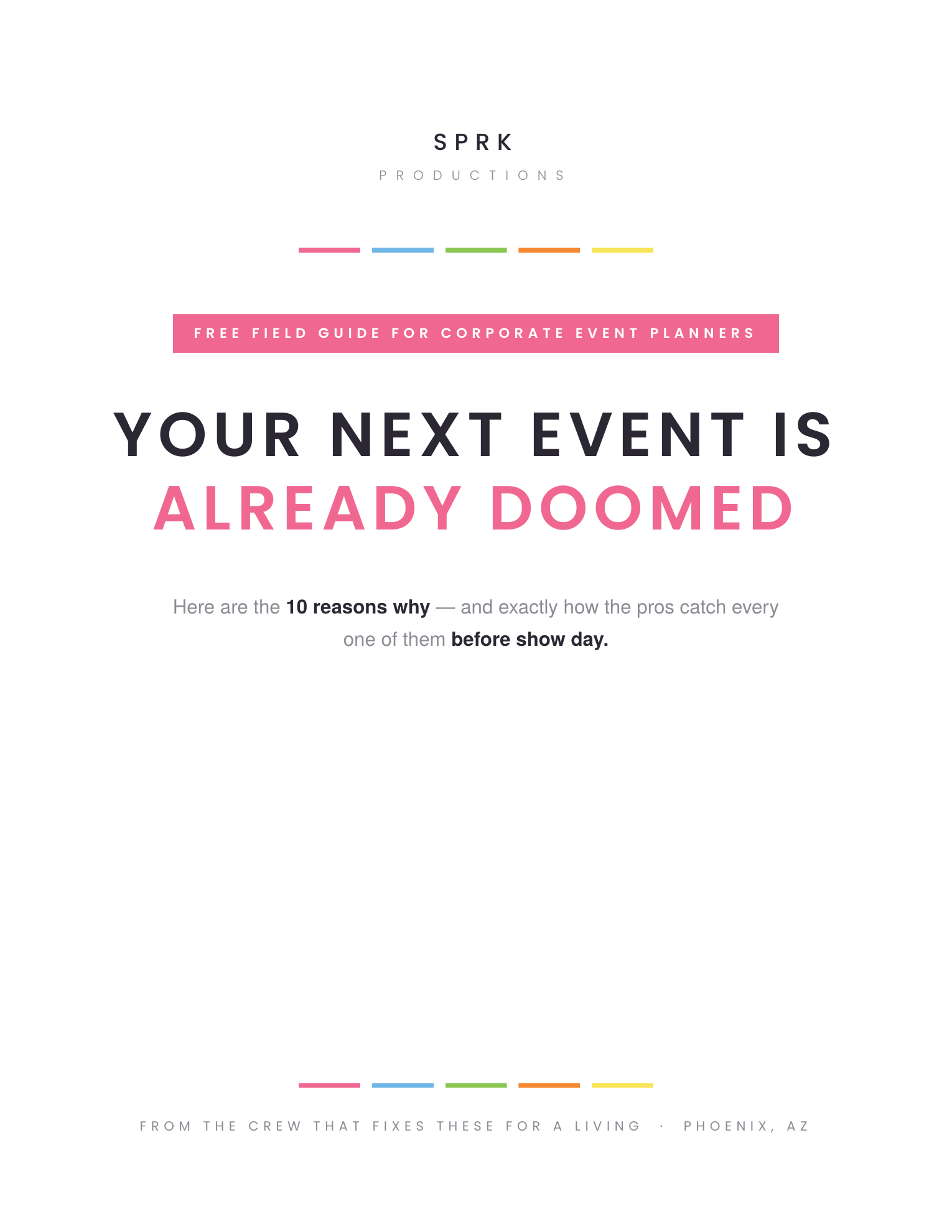 Cover of the SPRK Doomed Event Guide